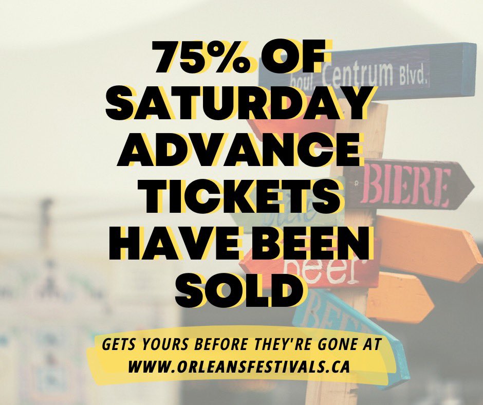 AnkhorEvents's tweet photo. We can’t wait to spend the weekend with you all! Hurry up and get your tickets at the link in our bio before they’re gone🍻🎟 and we couldn’t have brought this festival back without the help from our sponsors #festival #tickets #ottawafestival #OCBF #OrleansFests https://t.co/C3ULhz51mP