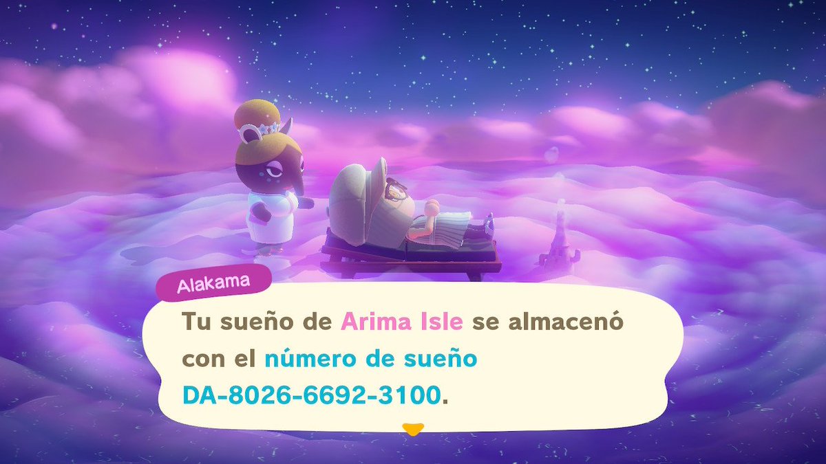 KathleenGateAC's tweet photo. Debido a mi falta de tiempo tomé la decisión de crear un Código de Sueño y, de paso, publicar el código de mi PAD.
Esta comunidad fue lo mejor en estos 4-5 meses y no quiero cerrarle la posibilidad a nadie de visitar o revisitar mi isla.
Espero ver sus fotos en Arima Isle!! https://t.co/1FNL7V0F1c