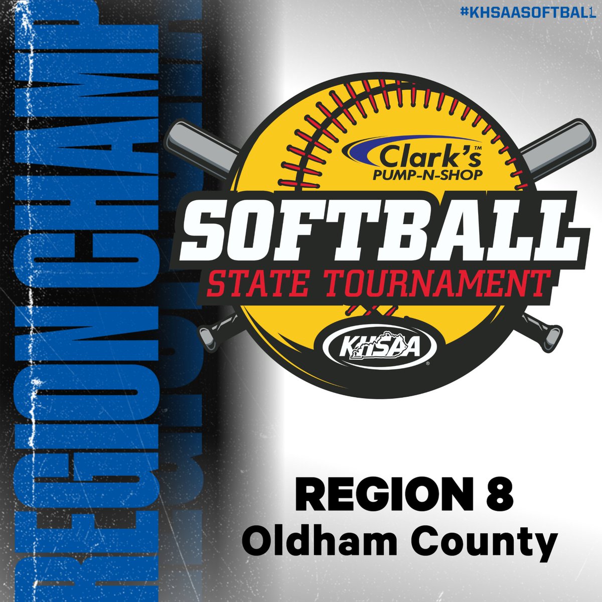 KHSAA's tweet photo. Oldham County softball has punched its ticket to the 2022 Clark's Pump-N-Shop Softball State Tournament presented by UK HealthCare https://t.co/Gcsyk3VngN