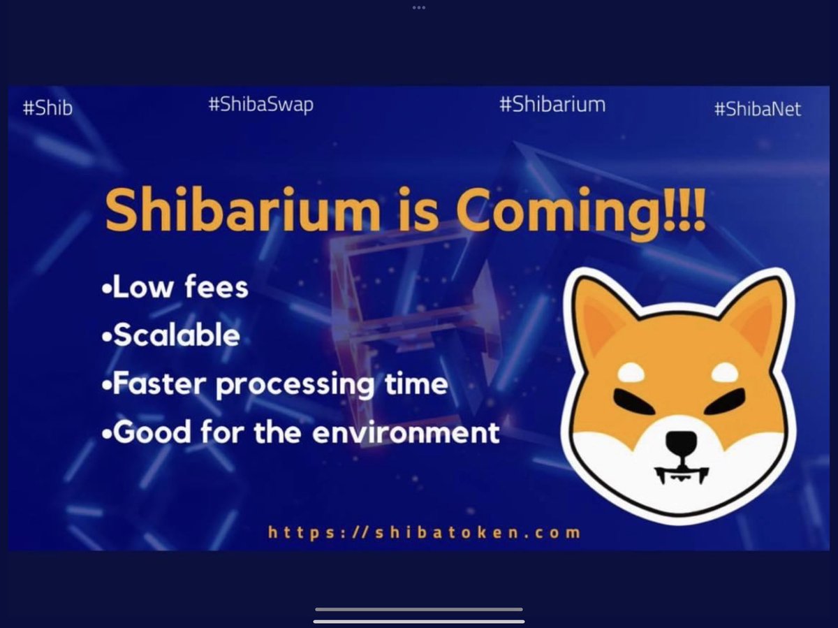 Quick Reminder 
Shiba Inu’s Shibarium To Match Ethereum Layer-2 Scaling Platform Polygon’s Operability, Scalability, and Security 
#SHIB $SHIB #Shibarium <a href="/Shibtoken/">Shib</a>
#Shibarium = #SHIBDELETEAZERO 🚀📈