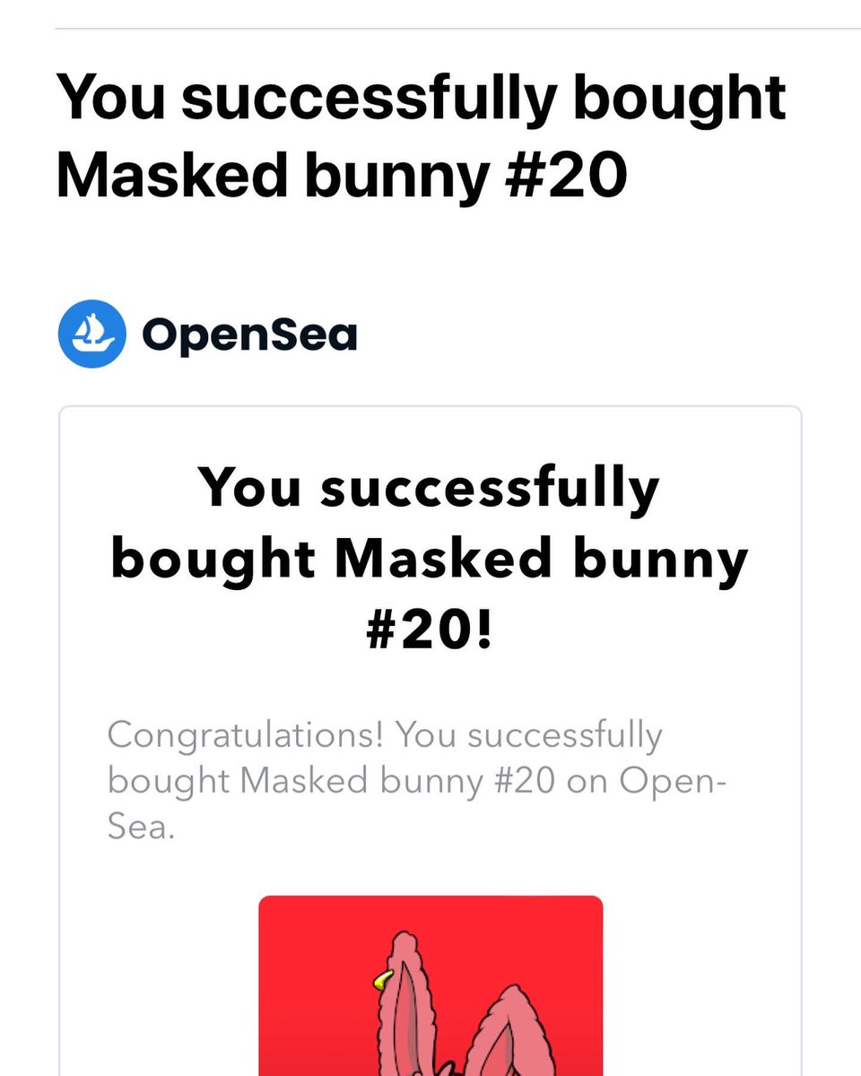 jpcm2004_nft's tweet photo. I just bought this NFT @maskedbunnynft to support our community, if we all make an effort to support each other, it will be good for all of us!

#NFTCommunity #NFTCollection #nfts #nftcollector #NFTGiveaways #follo4folloback #painting #drawing #illustration #art #cryptoart https://t.co/RUu7rE0HdR