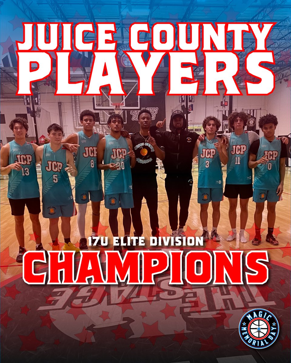 Congratulations to our 17u Elite division champions, Juice County Players!  #MMD2022 <a href="/jaluya3/">Justin Aluya</a>