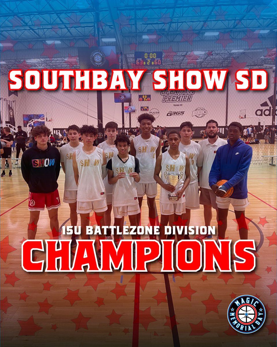 Congratulations to our 15u BattleZONE champions, Southbay Show SD! #MMD2022