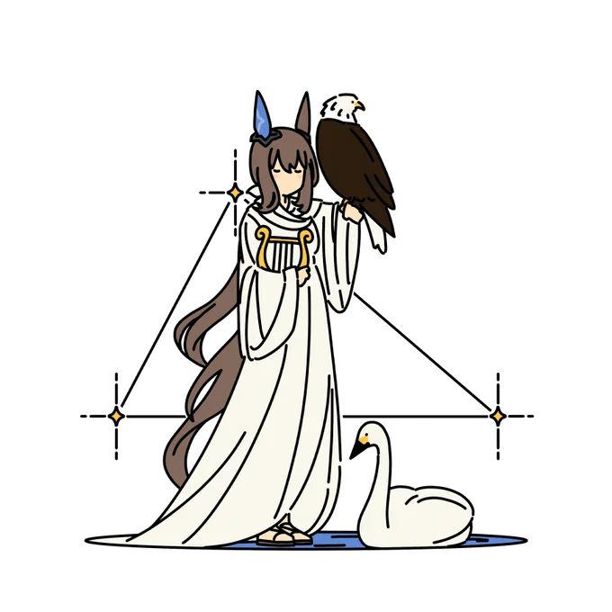 #今月描いた絵を晒そう
さまざまなうま 