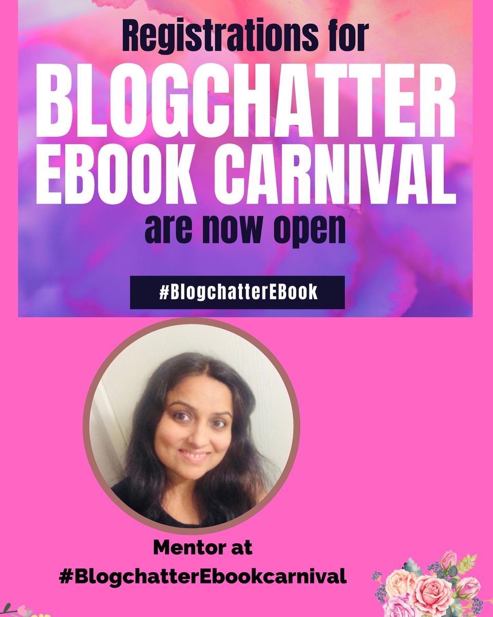 RituPrapanna's tweet photo. Excited to start a new role as a mentor at #BlogchatterEbookcarnival
Hosted by @blogchatter . Here is link to get registered
https://t.co/FharpmlXB2 https://t.co/G0VrGcJc0e