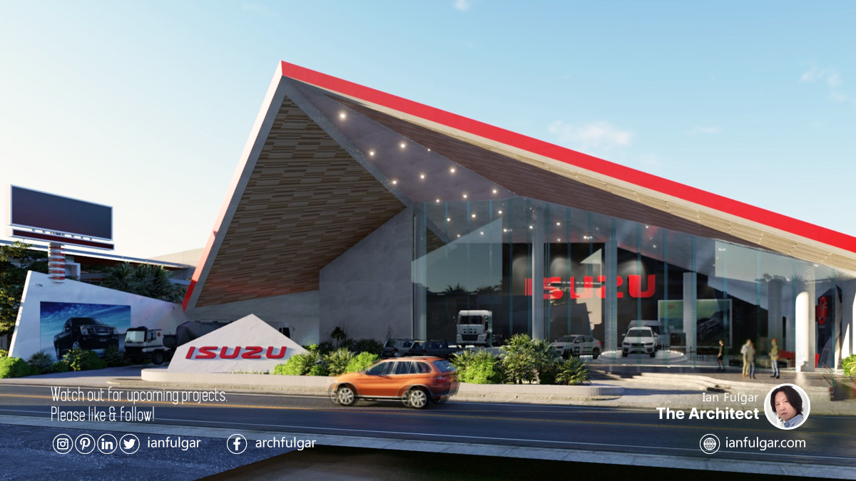 ianfulgar's tweet photo. We've just introduced a new line of tropical inspired designs for car showrooms. The designs are meant to reflect the natural beauty of the island. #philippines #concept #tropicalarchitecture #architectureph #tropical #architecture #visualarchitects #showroom #architect https://t.co/tF0ON1aWsP