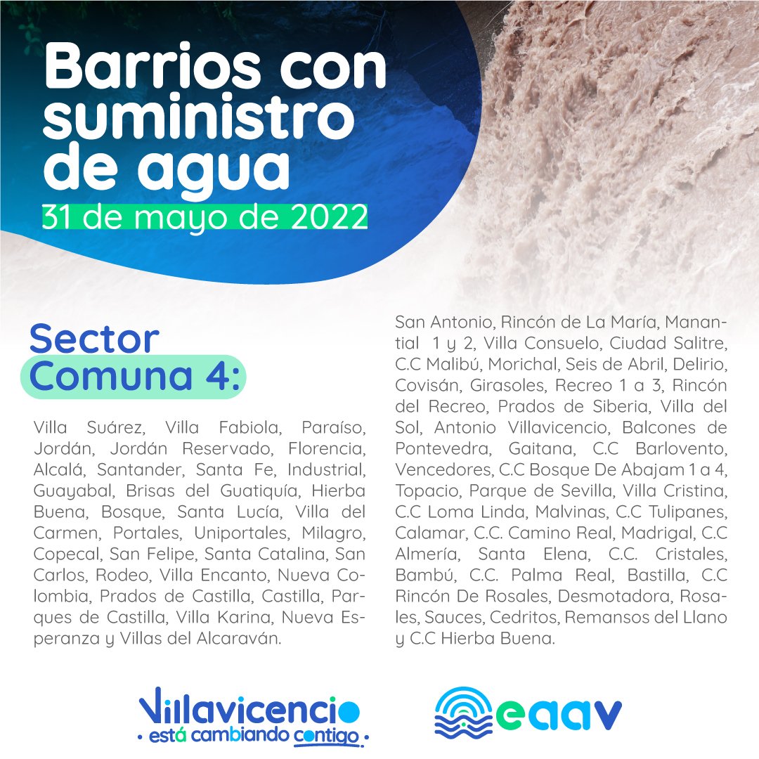 Acueducto de Villavicencio tweet media