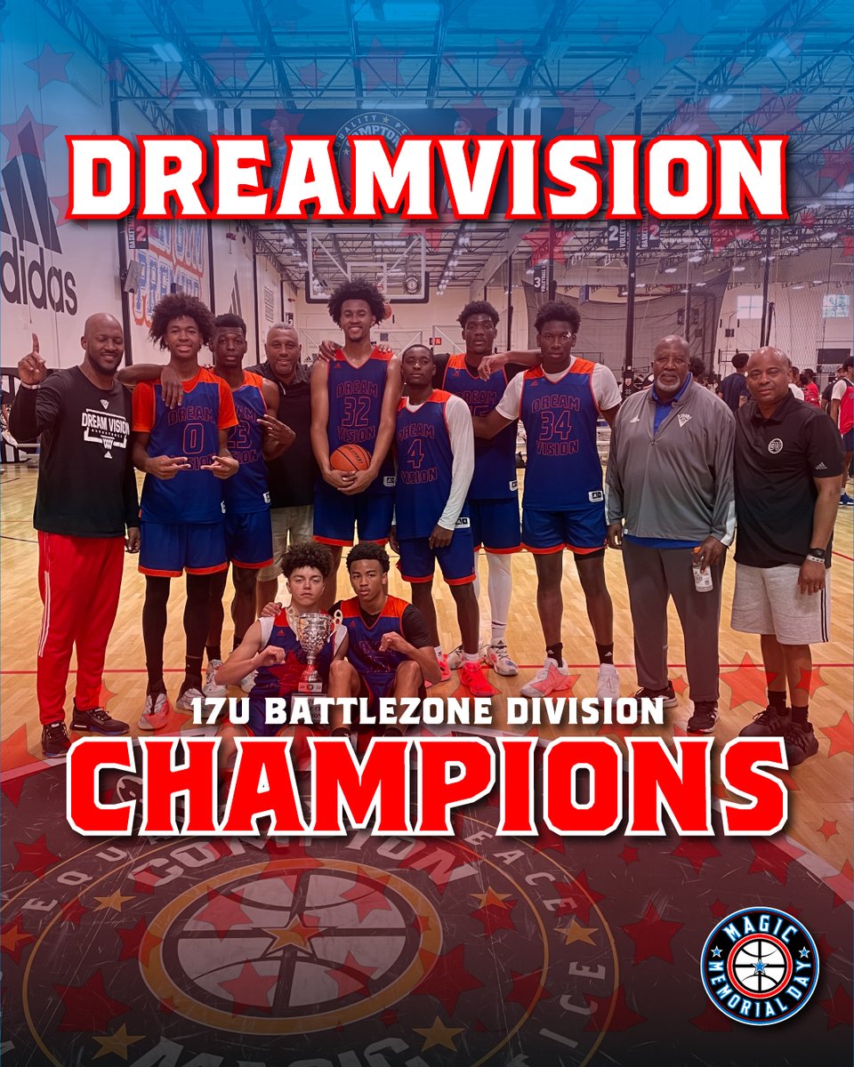 Congratulations to our 17u BattleZONE champions, DreamVision! #MMD2022