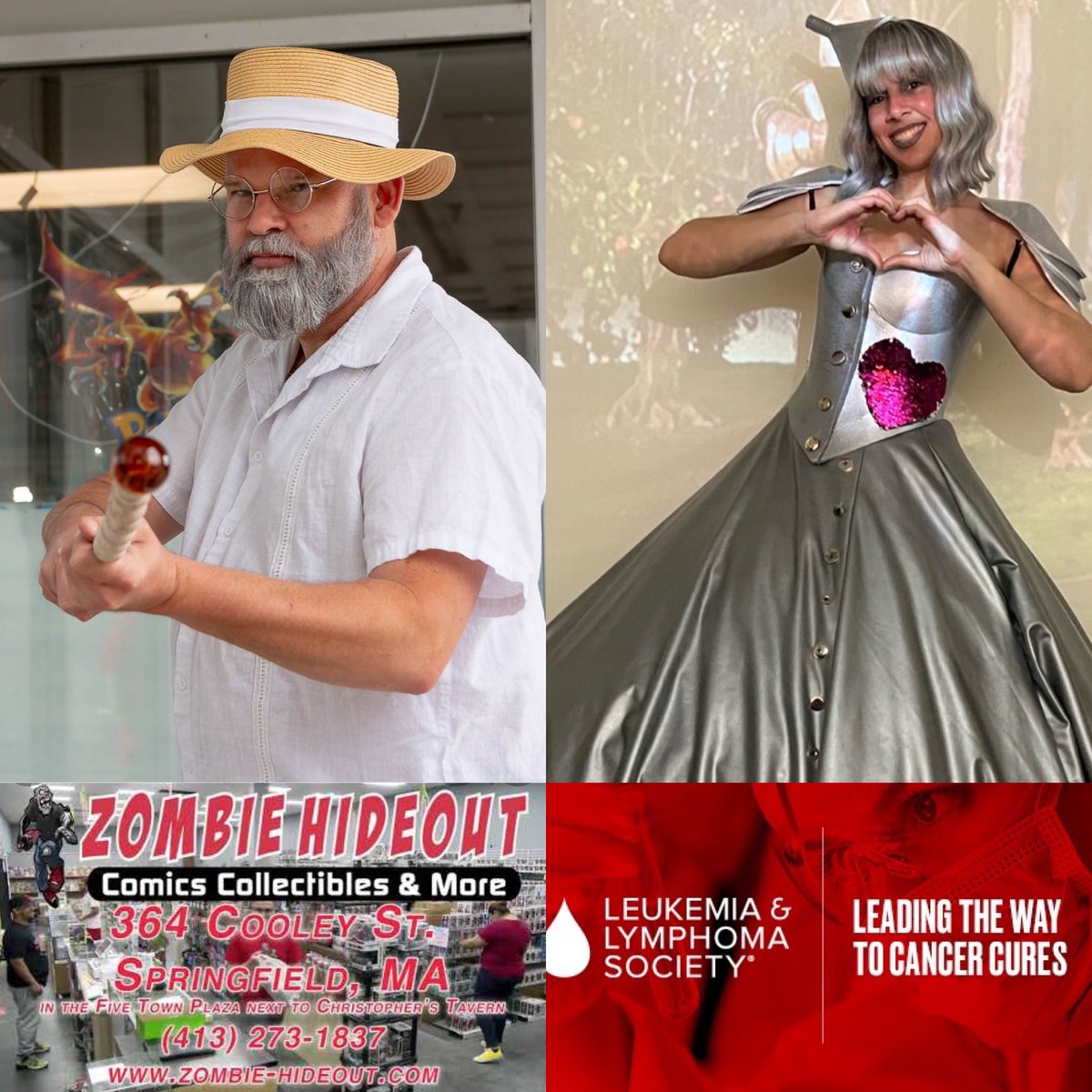Zombie Leader (@zombieleader1) on Twitter photo We’ll be fundraising this Sat, 6/4 for <a href="/LLSusa/">The Leukemia & Lymphoma Society</a> from 12-2 at The Markets Indoor Flea Marker & 2:30-4:30 at Zombie Hideout, Springfield, MA! <a href="/JurassicWorld/">Jurassic World</a> #JurassicWorld #wizardofoz #Massachusetts #westernMass #springfieldma #ma #wmoy #mass #springfield #oz #tinman #cosplay #lls We’ll be fundraising this Sat, 6/4 for <a href="/LLSusa/">The Leukemia & Lymphoma Society</a> from 12-2 at The Markets Indoor Flea Marker & 2:30-4:30 at Zombie Hideout, Springfield, MA! <a href="/JurassicWorld/">Jurassic World</a> #JurassicWorld #wizardofoz #Massachusetts #westernMass #springfieldma #ma #wmoy #mass #springfield #oz #tinman #cosplay #lls