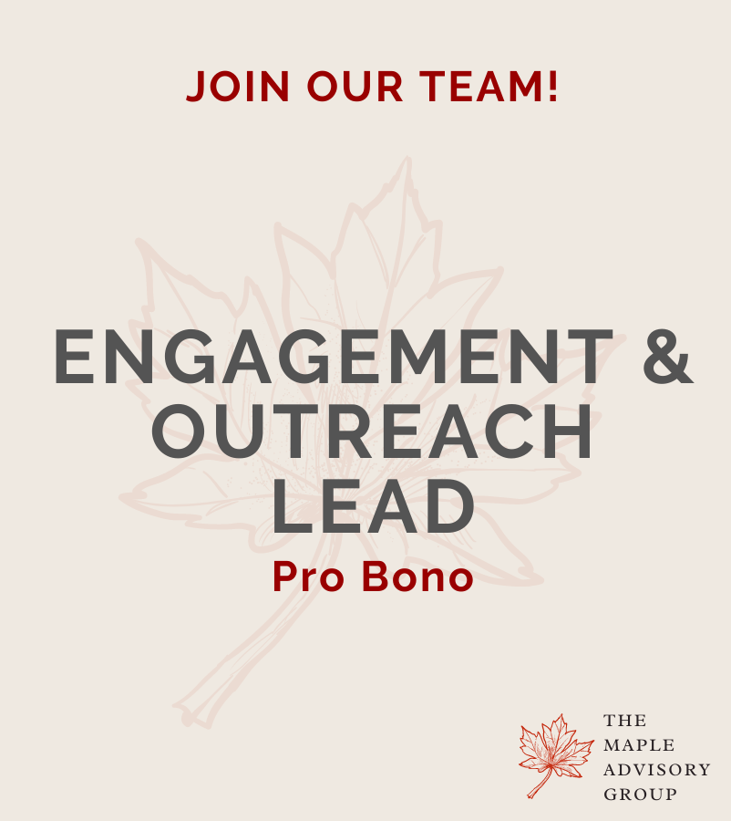 MapleAdvisory's tweet photo. 📢 Maple Advisory opportunity alert!
if interested or have any questions, please email contact@mapleadvisorygroup.com #MapleAdvisory #Engagement #Outreach #Education 🍁 https://t.co/kVLu1wCgn5