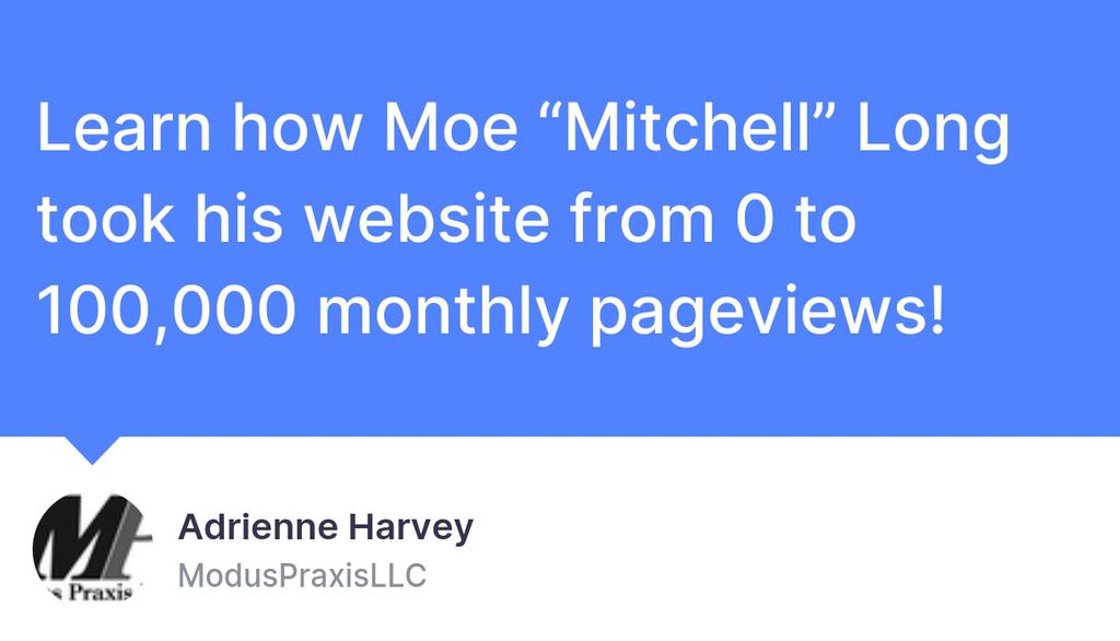 ModusPraxis's tweet photo. We've been applying the advice from Moe's SEO Writing course to some of our brands and they're already seeing incredible results.
Read more π https://t.co/ah2nNFvlUX
#OptimizeSeoWriting #SEO #searchengineoptimization #OnlineCourse #SEOCourse #LucrativeSideHustle https://t.co/A6e2l44mzd
