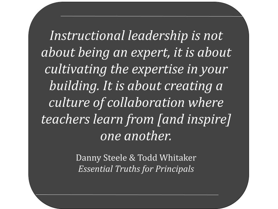 Instructional Leadership #edchat