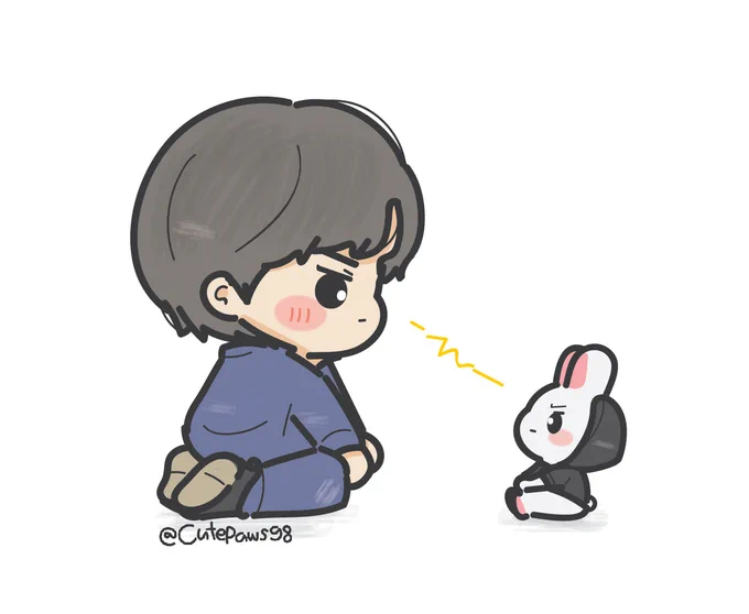 🐰🐰

#skzfanart #LeeKnow #Leebit 