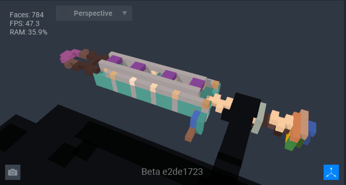 Choco_MediaPros's tweet photo. Using VoxEdit indulged in #Metaverse to create a digital sword asset for #SandFam in the #TheSandbox. These assets are non-fungible tokens that represent unique ownership. Also, the ownership of NFT work is very secure and transparent with blockchain technology. #AISFilmAndMedia https://t.co/X6MX7KRZdm