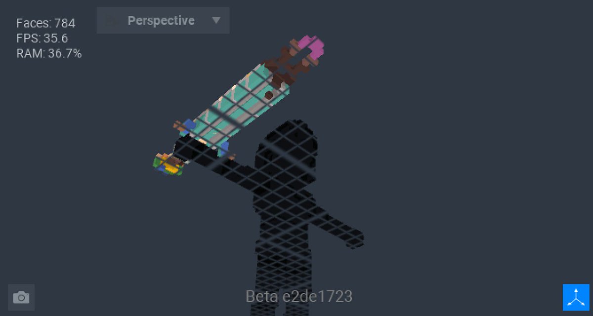 Choco_MediaPros's tweet photo. Using VoxEdit indulged in #Metaverse to create a digital sword asset for #SandFam in the #TheSandbox. These assets are non-fungible tokens that represent unique ownership. Also, the ownership of NFT work is very secure and transparent with blockchain technology. #AISFilmAndMedia https://t.co/X6MX7KRZdm