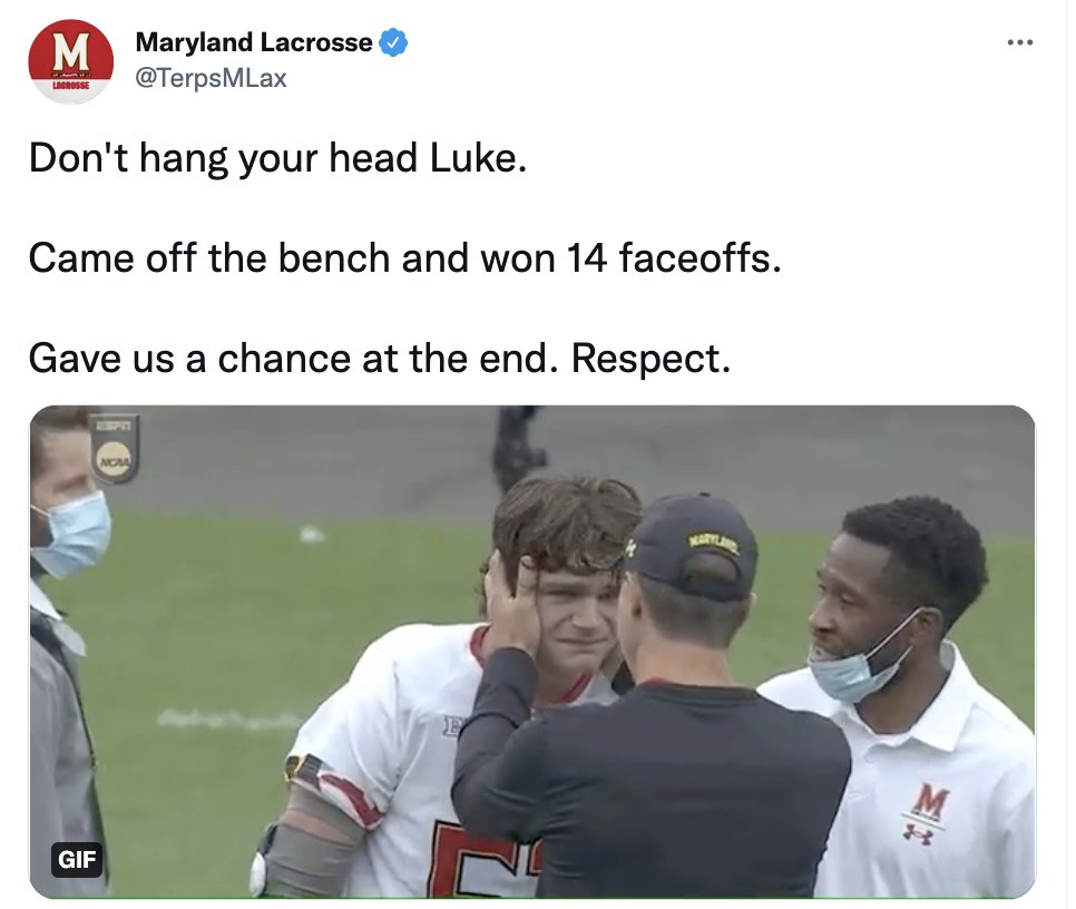 umterps's tweet photo. This was Luke Wierman a year ago.

This is Luke Wierman today.

The ultimate redemption. What a story. https://t.co/Db8bFtDTeU
