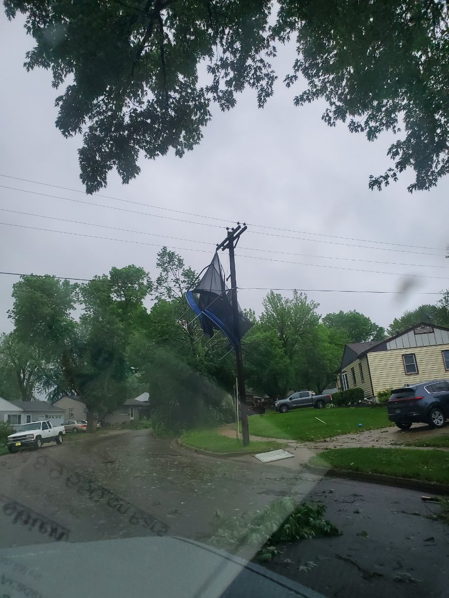DustinHansen18's tweet photo. Just two weeks ago our teams responded to a devastating storm. In the early hours this morning we did it again. #publicworksfirstresponder https://t.co/j7NTbjpwtV