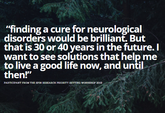 SPIN_ECU's tweet photo. SPIN Research has taken a community-centred focus from the outset. One of our core priorities is to develop tools to improve the quality of life for people with neurological conditions. Read more about our studies here: https://t.co/3HPKYVH0V1 https://t.co/UZu473Bamp