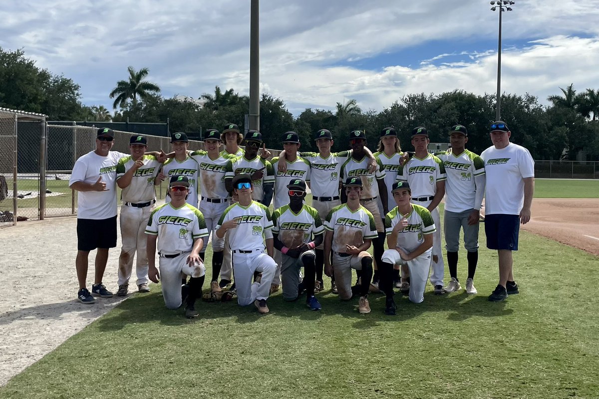 John Martinelli (@proselectbb) on Twitter photo Siege Baseball off to a good startโฆWent 4-0 to win the 16/U Division <a href="/BaseballFactory/">Baseball Factory</a> Memorial Day East tourneyโฆ#RogerDeanStadium
#NoChampGear? Siege Baseball off to a good startโฆWent 4-0 to win the 16/U Division <a href="/BaseballFactory/">Baseball Factory</a> Memorial Day East tourneyโฆ#RogerDeanStadium
#NoChampGear?