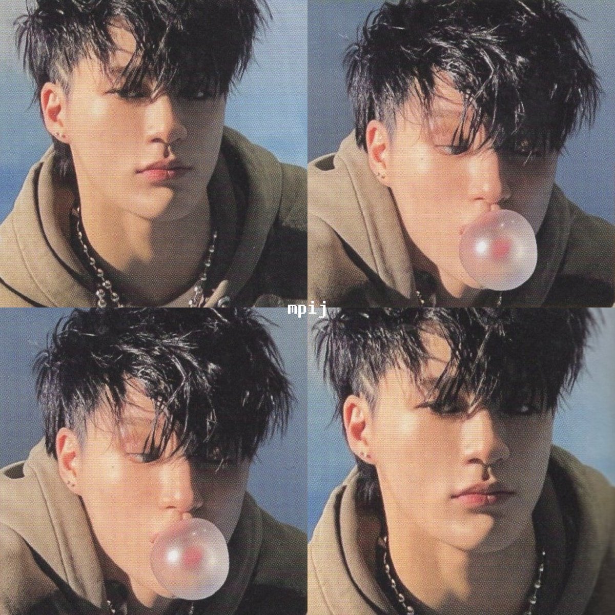 제노네컷 🖤 풍선껌 부는 제노