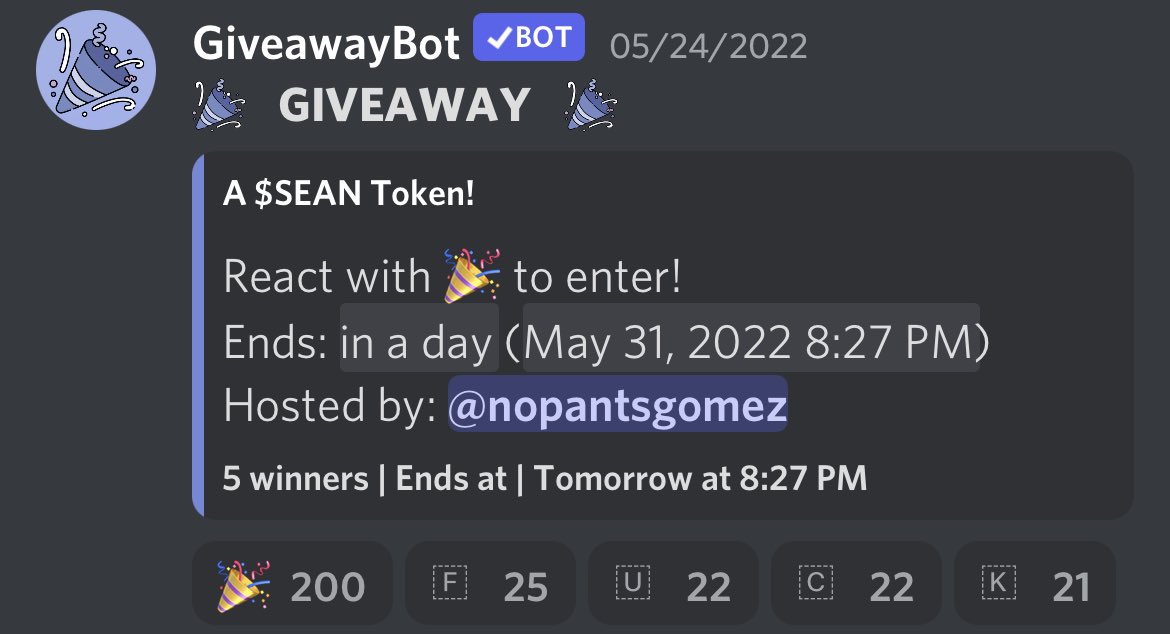 nopantsgomez's tweet image. Such a nice, round number. Who doesn’t like free shit???

discord.gg/smHc3XPVVV

@SeaniesNFTs #Seanies #SolanaNFT $SEAN