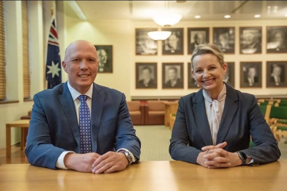 SenSHenderson's tweet image. A big congratulations to @PeterDutton_MP and @sussanley, an exceptional leadership team to take us forward. 

They have what it takes to stand up for our Liberal values including the forgotten Australians, hold the Labor government to account and fight for our national interest.