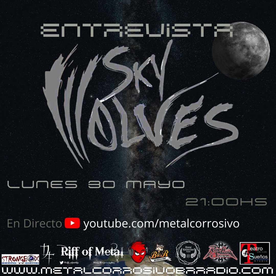 roykhamus's tweet photo. Iniciamos entrevista en Directo con los mexicanos #SkyWolves
------> https://t.co/4Oz6dzGMfo
#interview #metal @MetalCorrosivo https://t.co/KOw1f73RXJ