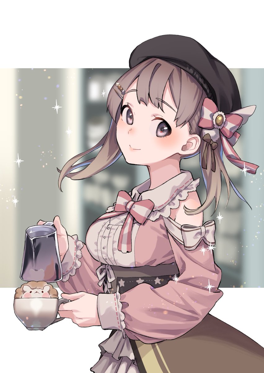 「#100日チャレンジ 
44日目 モカ=ブランシェ 」|三ツ谷 亮/Mitsuya Ryoのイラスト