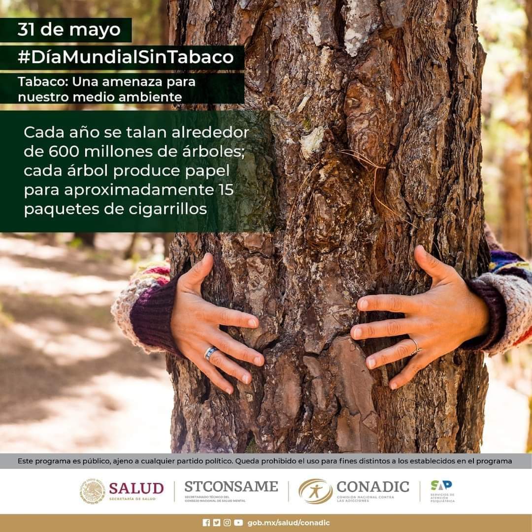 capatuxtepec's tweet photo. #SinTabacoEsMejor 
#EligeNoFumar 
#NiFumoNiContamino 
#CuidoMiAmbiente 

☎️ Llama o escribe a la @LineaDe_LaVida 800 911 2000. 

CENTRO DE ATENCIÓN PRIMARIA EN ADICCIONES UBICADO EN CARRETERA A LOMA ALTA S/N COL. EL BOSQUE. 

📞☎️ PREVIA CITA AL TEL: 2878748790 https://t.co/ZAbHbqCm1l