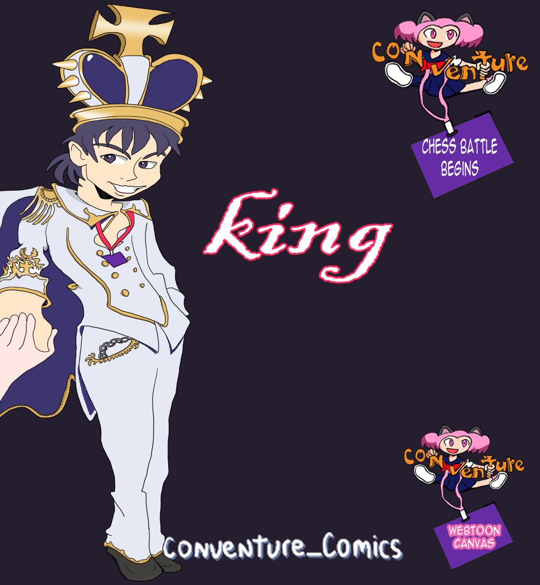 ConventureCo's tweet photo. Cosplay Chess. 'Chess Battle Begins' episode is up.
https://t.co/gbCBWUUELr
#animeconventions #cosplaychess #WebtoonCanvas https://t.co/75Qp1VnDjr
