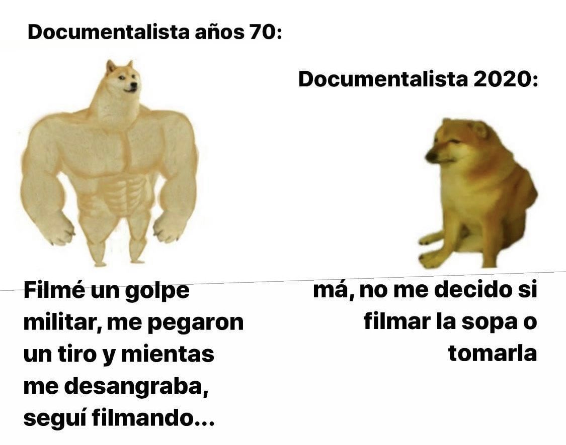 Andres_DiTella's tweet photo. Hace dos años hice un meme. Era el comienzo de una nueva profesión. Pero no se me ocurrió un segundo meme.
#DiaDelDocumentalista https://t.co/hXujIkeKpm