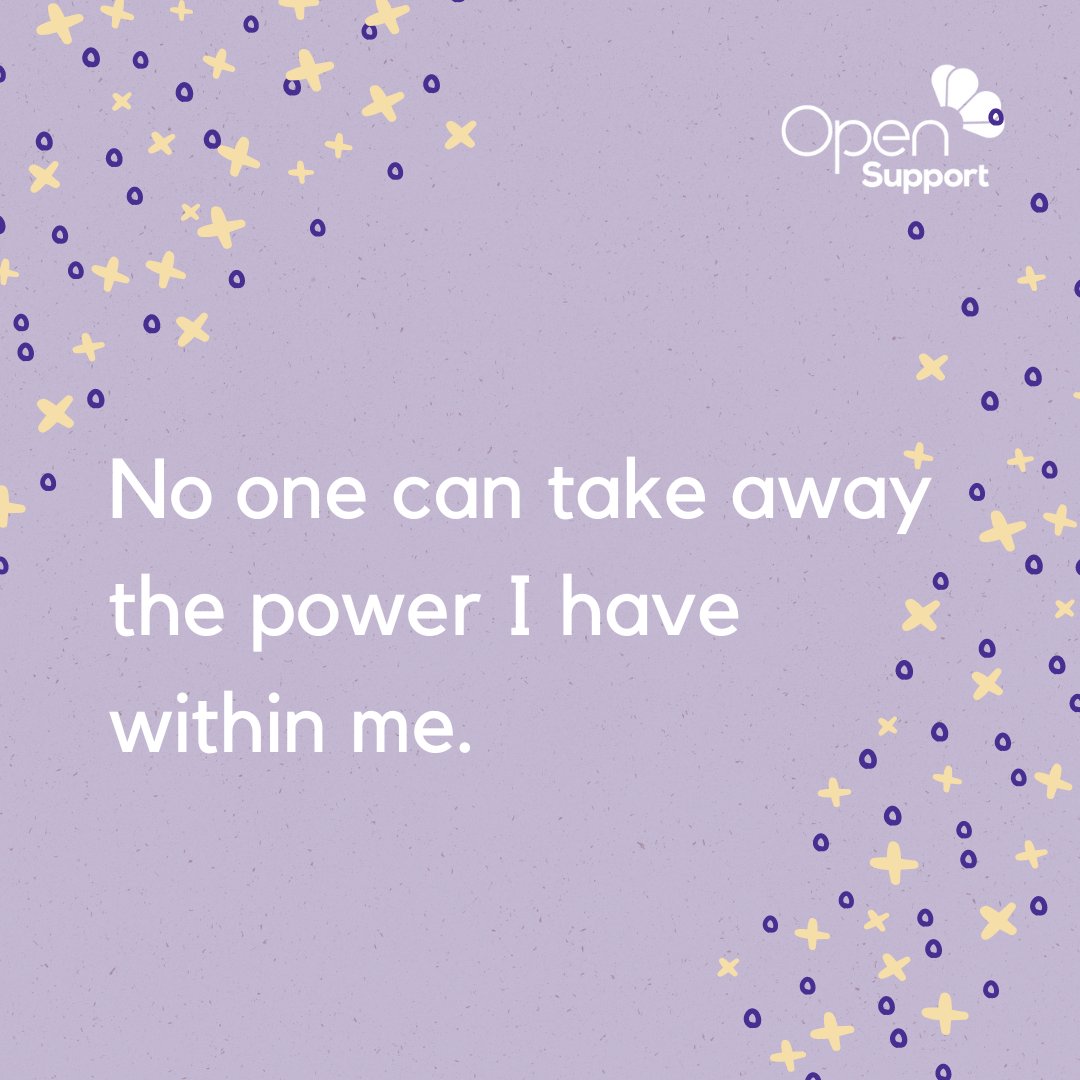OpenSupport_SVC's tweet image. Those with lived experience of violence and abuse often experience feelings of self-doubt and guilt but are in fact incredibly resilient and resourceful. Affirmations are a good way to reframe negative thoughts.