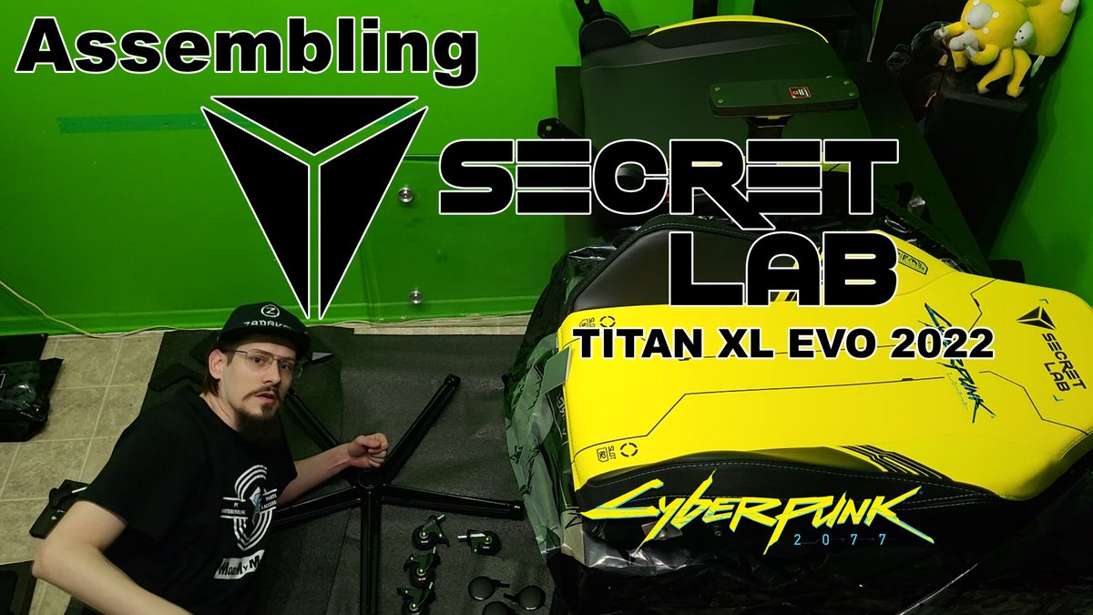 TefensTech's tweet photo. Secretlab Titan XL EVO 2022 Cyberpunk 2077 - Assembly 
Watch here: https://t.co/qsqImfWA3v https://t.co/z1ZBL4x2Lt