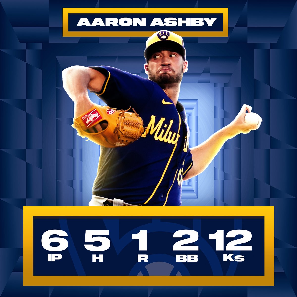MLB's tweet image. .@aaronashbyy put on a clinic in Chicago.