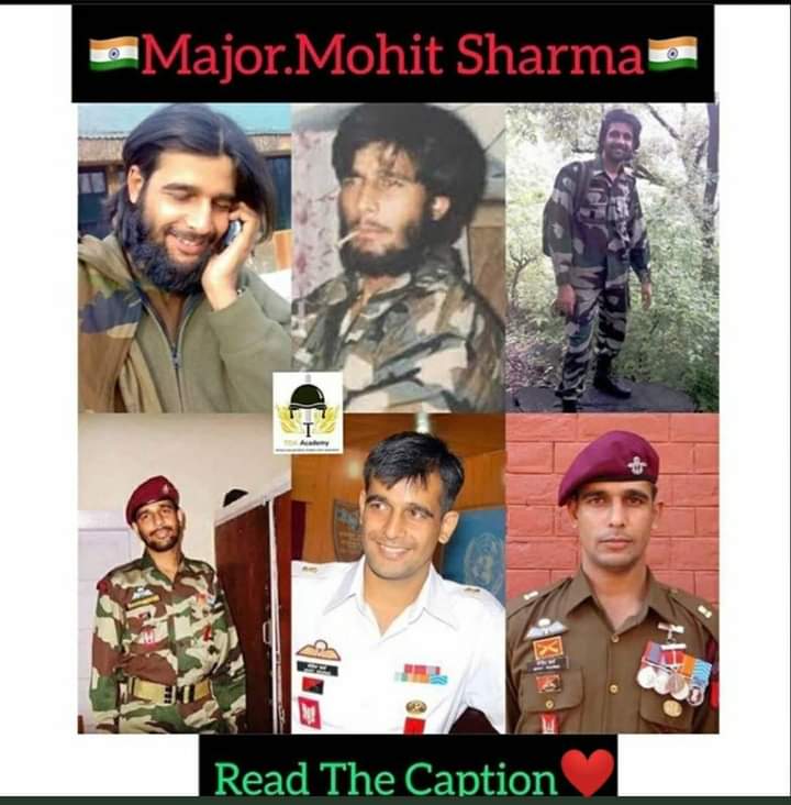 ManishP61380931's tweet photo. @SidMalhotra                            #Maj_Mohit_Sharma... AC,SM      Dear Siddharth sir, your face perfectly matched with Great Martyr Warrior Maj Mohit Sharma AC,SM sir...If Any Biopic movie made on Maj Mohit sir I wish u play the role of him...#जय_हिन्द 🇮🇳🇮🇳🙏🙏 https://t.co/CKbFAL5eoM