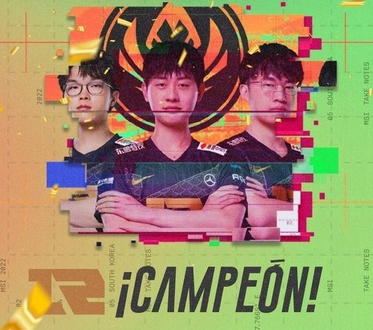 44_esports's tweet photo. Tarde pero seguro ?) Felicitamos a @RNG por ganar la #MSI los invitamos cuando quieran a un versus en el monumental https://t.co/4wpIhUPFng