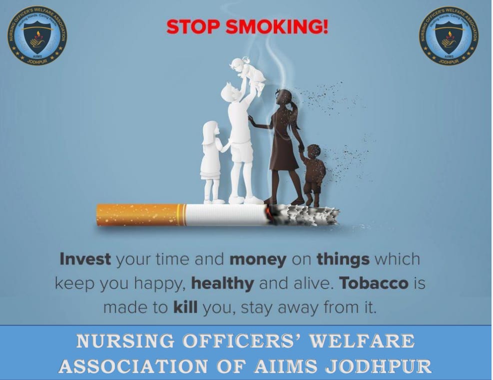 Nsgunionaiimsjd's tweet photo. No Tobacco day
@PMOIndia  @narendramodi @mansukhmandviya @MoHFW_INDIA https://t.co/ws8DEpe7Pv