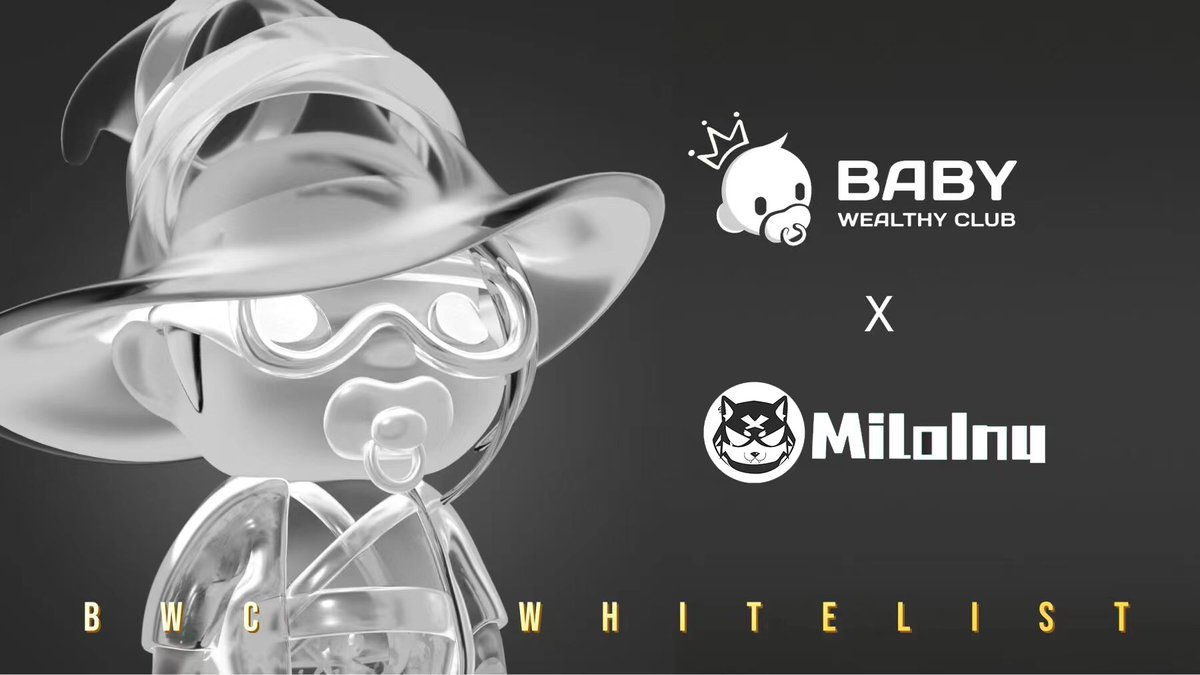 MiloInu's tweet photo. 🐶#MiloInu X #BabyWealthyClub👶

We've partnered with the BORN RICH Babies at @BabyWealthyClub to give away 20 x whitelist spots for their NFT collection! 

To Enter
1️⃣Follow @MiloInu &amp; @BabyWealthyClub
2️⃣RT &amp; Like
3️⃣Tag 3 Friends

⏰Ends in 48 hours!

#BabySwap #NFTGiveaway https://t.co/MbM96bB21U
