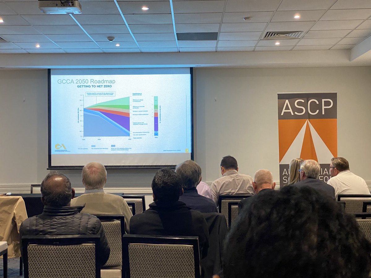 SmartcreteC's tweet photo. @ccaa_aus present sustainability pathways @ASCPconcrete forum. Our success will depend on “getting the numbers right”.  Understanding the present state to ensure the right trajectory to #NetZero https://t.co/FyienKseZr