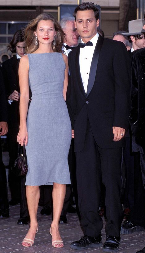 Kate Moss & Johnny Depp at Cannes, 1997