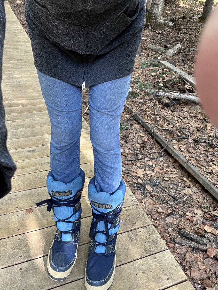BarbaraPaskvan's tweet photo. Moonboots (1974) turned Mosquitoboots (2022) #savetheankles https://t.co/n5XEz7bXCs