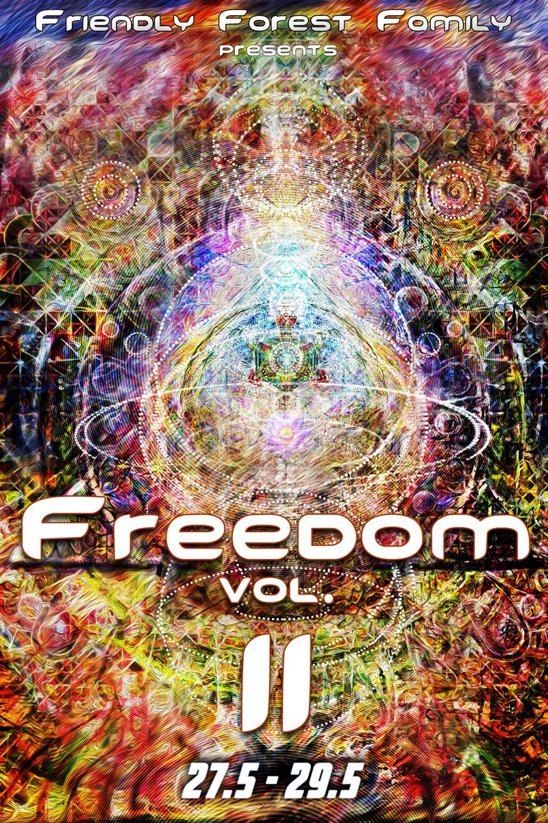 AbstractMind5's tweet image. Covers to Cyberdelia music festival, Freedom festival and Friendly Forest Family cover.
#coverart #artwork #psychedelic_design