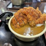 カツカレー980円。980円の量じゃないって騙された…死ぬ