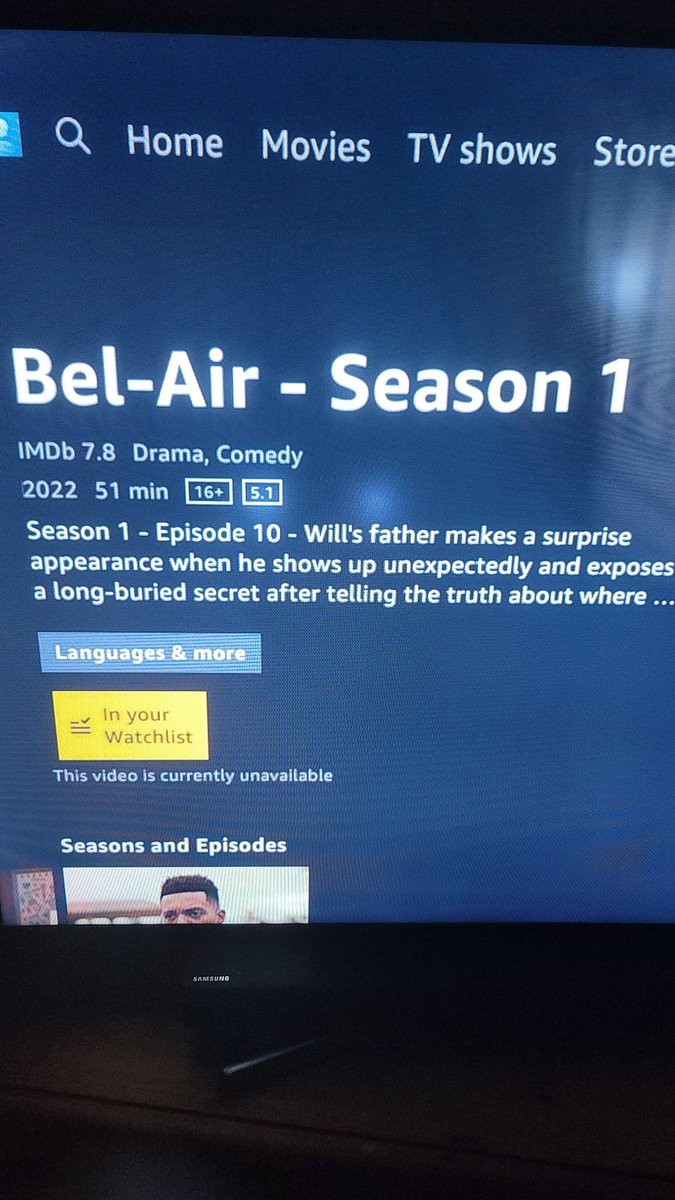 scogurl's tweet photo. @PrimeVideo I have noticed that the new Belair show has 10 episodes, but the 10th doesn't look like it's available? Is this coming at a later date? https://t.co/L7XcrOQNKi