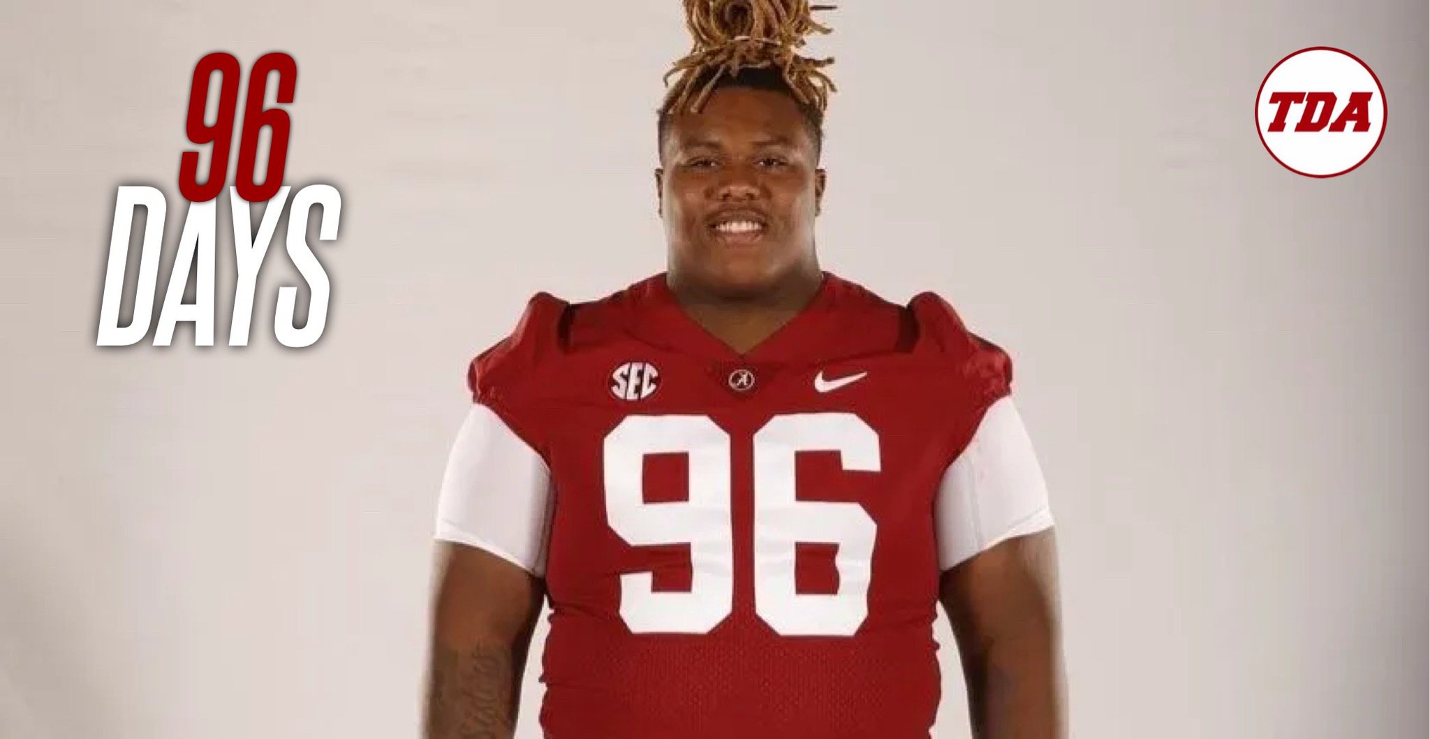 Touchdown Alabama on Twitter "We are now 96 days until Alabama