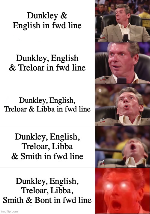 How many Doggies is too many Doggies? #SuperCoach #AFLFantasy <a href="/ThePhantomSC/">The Phantom</a> @al_superfooty <a href="/lekdog/">Lekdog</a> <a href="/WarnieDT/">Warnie</a> <a href="/RoyDT/">Adam Roy Davey</a> <a href="/CalvinDT/">Calvin</a>