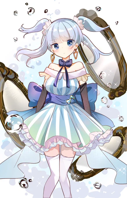 #100日チャレンジ
#マギレコ
40日目、水波レナちゃん🌊 