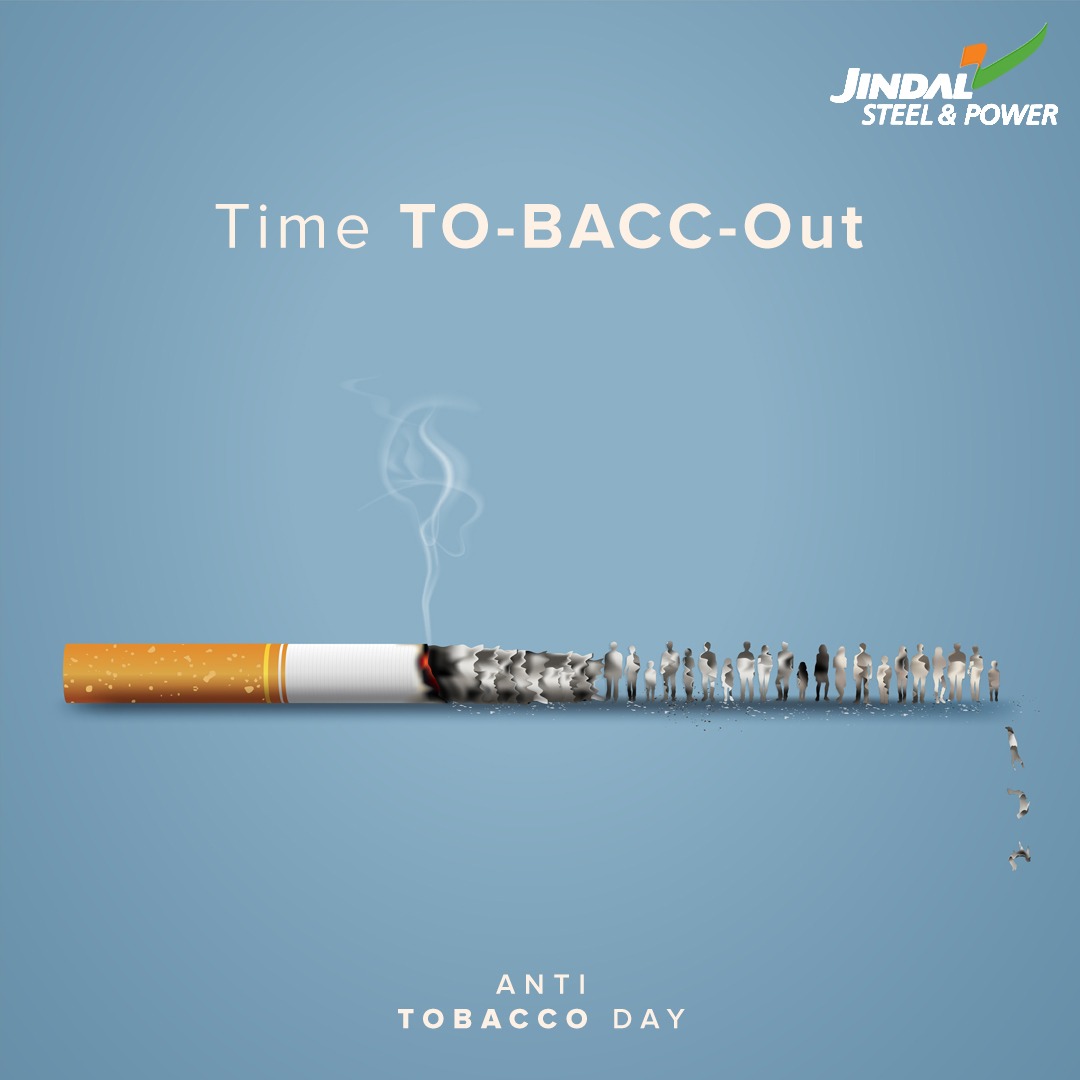 JindalSteel_In's tweet photo. Re-think your choices today to live healthy tomorrow. Make the best choice, quit tobacco consumption before it is too late. #WorldNoTobaccoDay 

#JindalSteel https://t.co/DLn8QqffIW