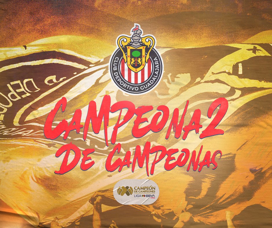 ¡LAS CAMPEONA2 LO HACEN DE NUEVO! 🐐

🏆 ¡SOMOS CAMPEONAS DE CAMPEONAS! 🏆