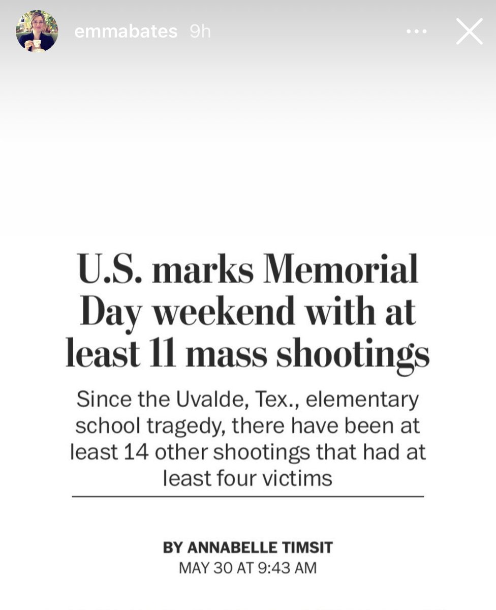 Great work, America. 
#GunControlNow